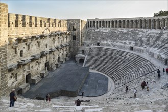 Roman amphitheater in Aspendos