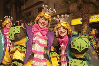 Children in imaginative costumes at the carnival