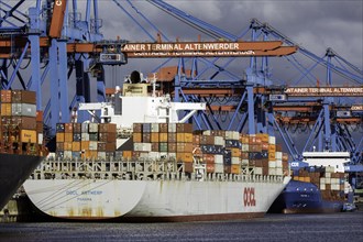 Altenwerder container terminal in the Port of Hamburg