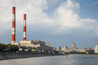 Power plant on Moskva River