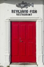 Entrance door to Reykjavik Fish Restaurant