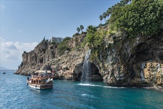 Excursion boat in the Gulf of Antalya