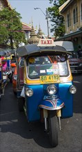 Tuktuk taxi in the street