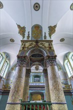 Central Bima of the Synagogue in Lancut formerly Landshut