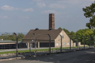 Crematorium and reconstructed fence