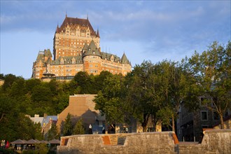 Chateau Frontenac and Lower Town
