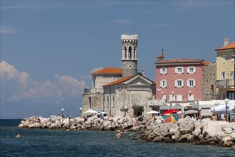 Waterfront with the Church of Our Lady of Health