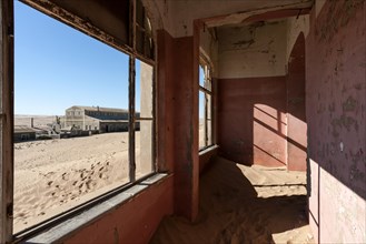 View from an old house of the former diamond town