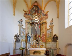 Altar in the monastery church