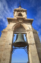 The Miguelete bell tower above Valencia Cathedral Spain