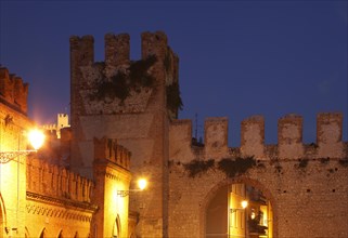 Medieval city walls