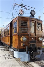 Railcars with wood paneling