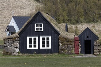 Typical Icelandic houses in the Regional Museum