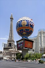 Paris Las Vegas hotel and casino at The Strip