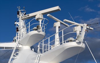 Radar system of the cruise ship AIDAcara