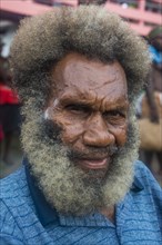 Bearded melanesian old man
