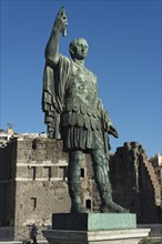Bronze statue of Roman Emperor Nerva
