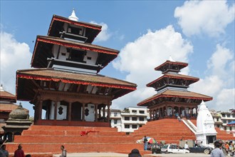 Three-storey Nepalese pagoda
