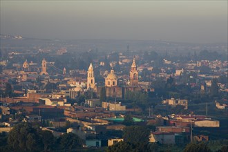 Town of Cholula in the early morning light
