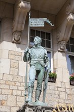 Statue in front of the town hall