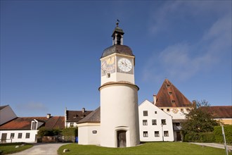 Clock tower in the sixth castle courtyard