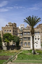 Traditional old houses in the old city of Sana'a