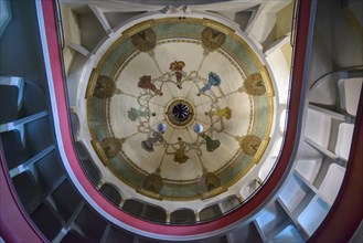 Art Deco ceiling in the Asmara theatre