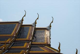 Roof of the Wat Phra Kaeo Temple
