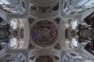Baroque ceiling vault of the Waldsassen Basilica