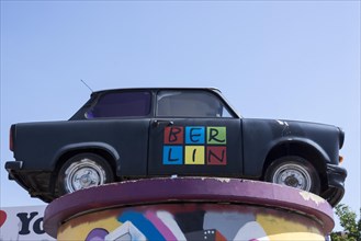 Lettering ""Berlin"" on a Trabant car
