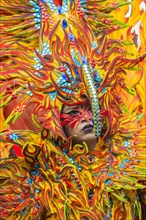 Elaborate costume at the Jember Fashion Festival