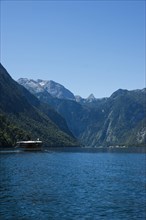 Excursion boats on Konigssee
