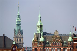 Steeple towers of the City Hall