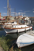 Harbour and view for the town of Izola