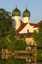 Benedictine Kloster Seeon monastery with monastery church of St. Lambert