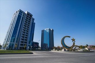 Golden half moon in the center of Argun