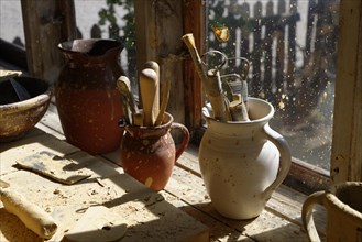 Tools in a potterySkansen open-air museum