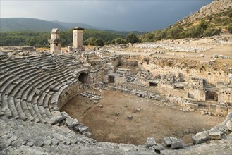 Theatre and Lycian tombs