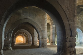 Great Hall of the Sultanhani caravanserai on the ancient Silk Road