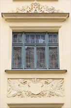 Art Nouveau facade of the house Alberta iela 12 or Albert Street 12