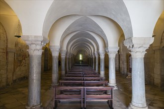 The lower church Santa Maria della Scala with crypt