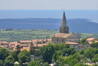 View of the village and the sea