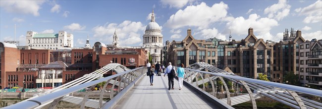 Millenium Bridge and St Paul's Cathedral