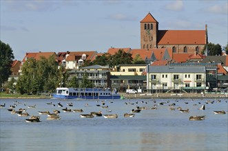 City harbour of Waren an der Muritz