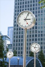 Canary Wharf clocks