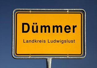 City Limits sign of Dummer