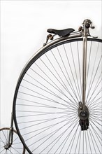 Penny-farthing made from steel