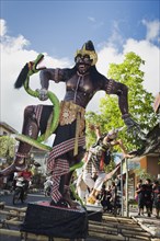 Ogoh-Ogoh figures for the Ngrupuk parade
