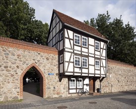 A Wiek House along the medieval city wall