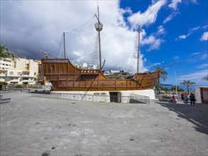 Replica of the ship Santa Maria of Columbus in Santa Cruz de la Palma